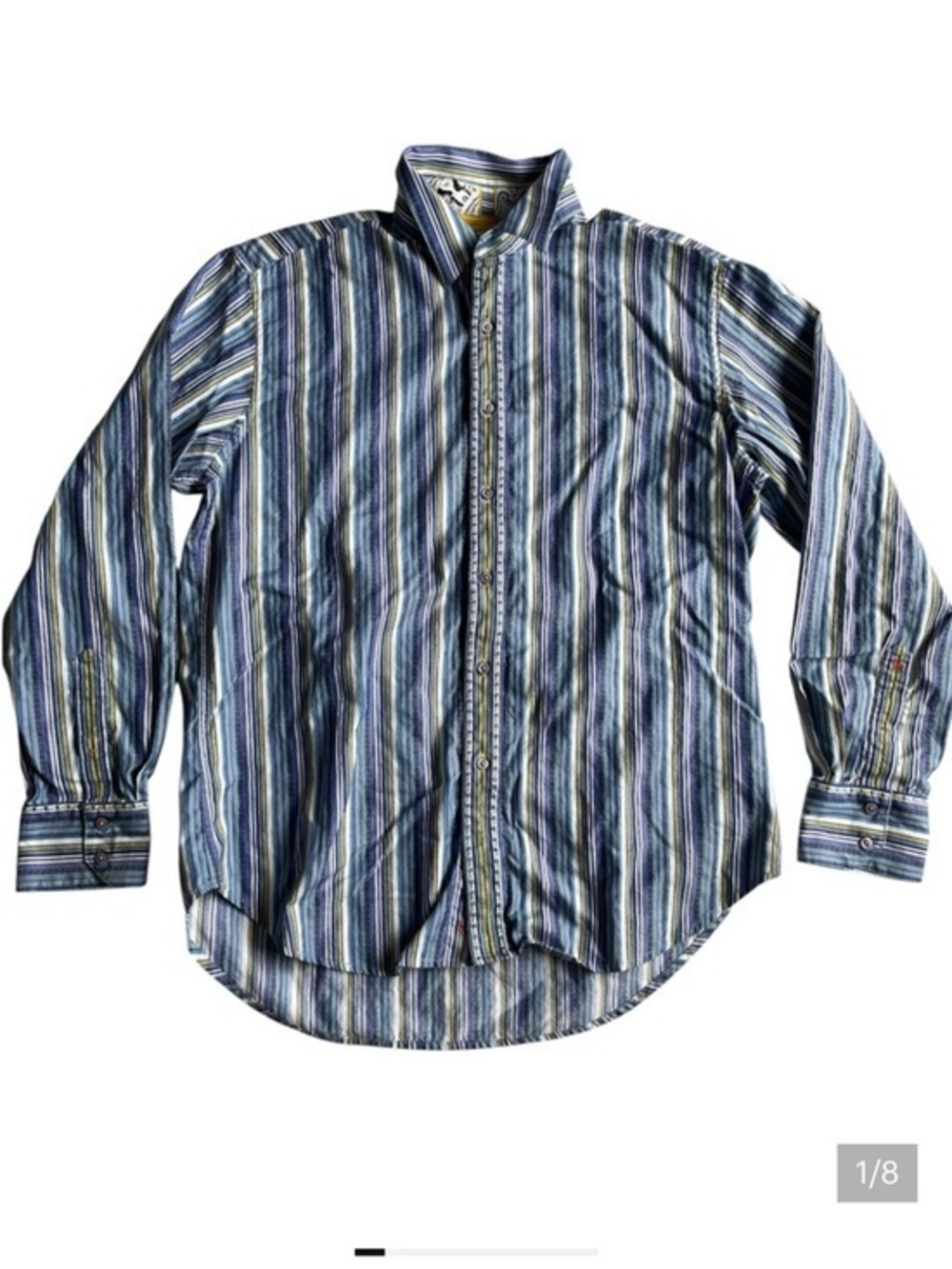 Robert Graham Multicolor Striped Men's Shirt